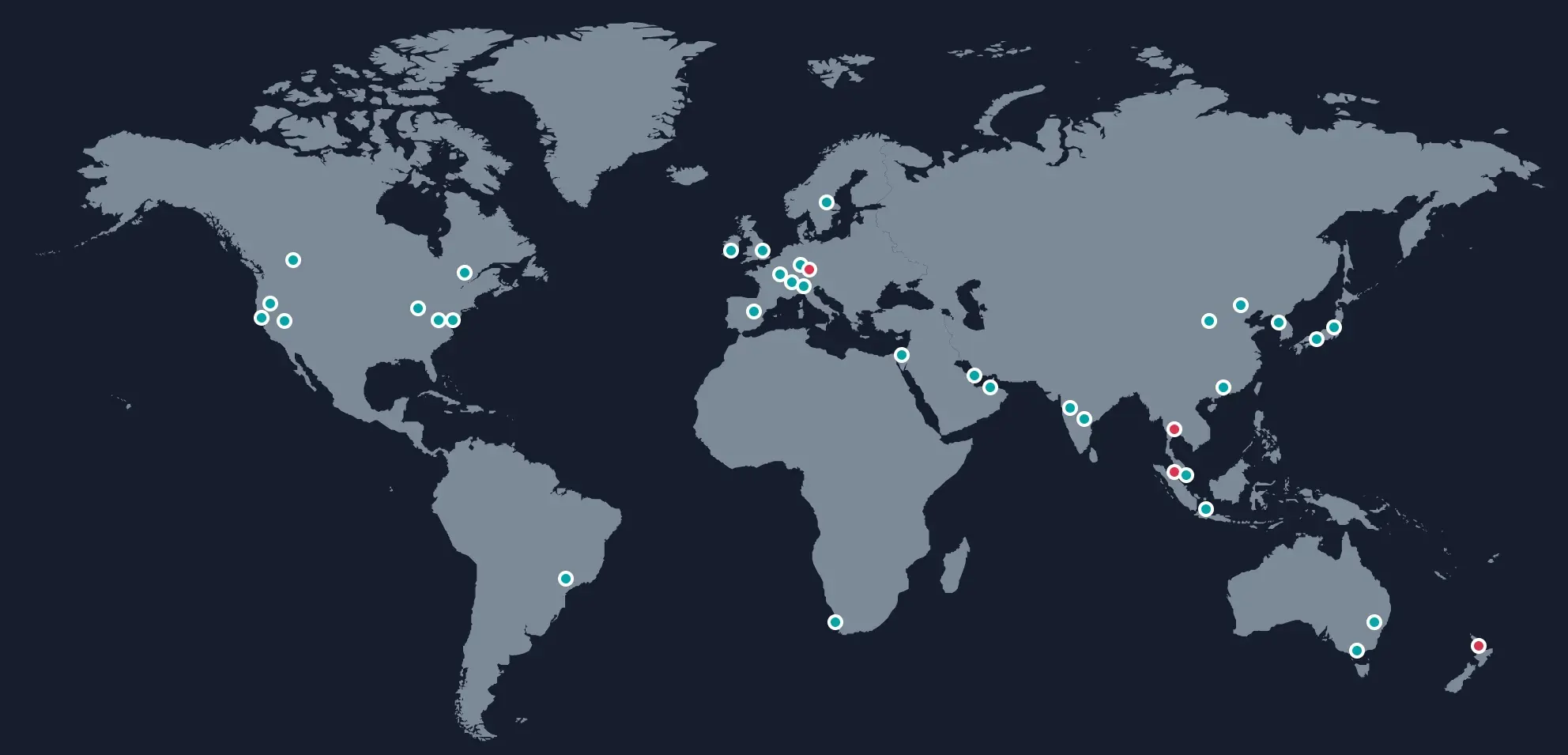 AWS Global Infrastructure Map